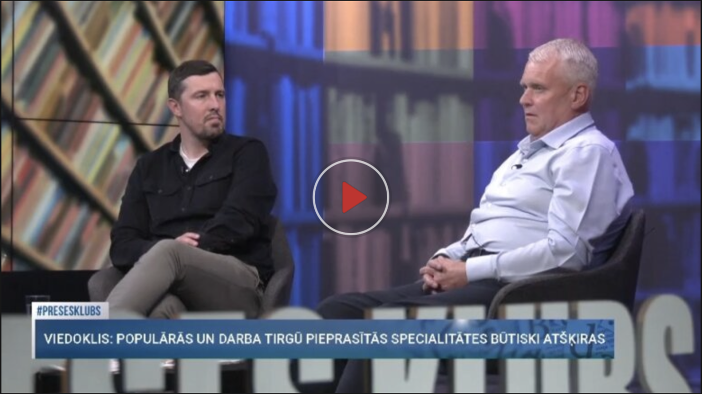 EcoLead izpilddirektors Kaspars Fogelmanis piedalās TV24 raidījumā “Preses klubs”